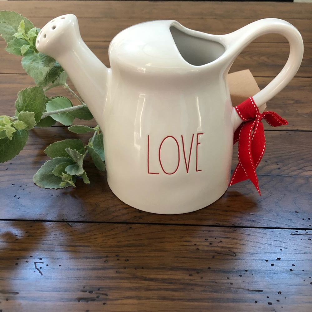 Rae Dunn Love Watering Can NWT